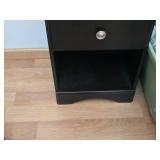 Wood Side Table 1-drawer