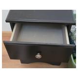 Wood Side Table 1-drawer