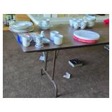 Wood Top / Metal Folding Table 8