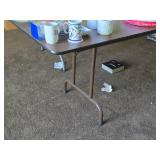 Wood Top / Metal Folding Table 8