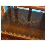 French style Two Tiered Marquetry Side Table