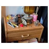 Wood Side Table 1-drawer