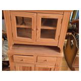 Two Piece Natural Wood Children