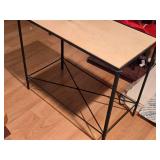 Side Table - Metal Frame Wood Top