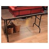 Wood Top / Metal Frame Folding Table 4