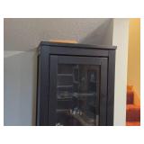 Glass Door Wood Cabinet