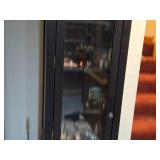 Glass Door Wood Cabinet