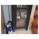 Glass Door Wood Cabinet