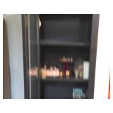 Glass Door Wood Cabinet