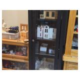 Glass Door Wood Cabinet