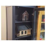 Glass Door Wood Cabinet