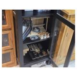 Glass Door Wood Cabinet