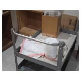Rolling Metal Utility Cart 2-tier