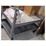 Rolling Metal Utility Cart 2-tier