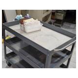 Rolling Metal Utility Cart 3-tier
