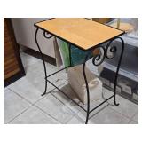 Side Table - Wood Top / Metal Frame