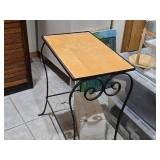 Side Table - Wood Top / Metal Frame