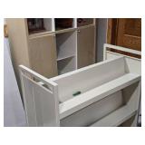 Rolling Metal Book Cart