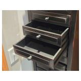 Wood 13-Drawer Cabinet with Lower Cupboard
