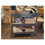 Rolling Metal Utility Cart 3-tier