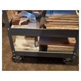 Rolling Metal Utility Cart 3-tier