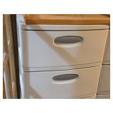 Plastic Storage Cabinet 3-drawer