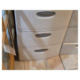 Plastic Storage Cabinet 3-drawer