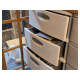 Plastic Storage Cabinet 3-drawer