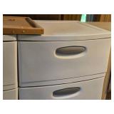 Plastic Storage Cabinet 3-drawer