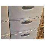Plastic Storage Cabinet 3-drawer