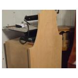 Wood Storage Cabinet with High-Pitch Front Door / 3-shelves