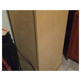 Wood Storage Cabinet with High-Pitch Front Door / 3-shelves