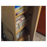 Wood Storage Cabinet with High-Pitch Front Door / 3-shelves