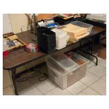 Wood Top / Metal Frame Folding Table