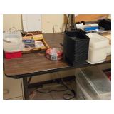 Wood Top / Metal Frame Folding Table