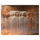 Lot of (1 Cupboard) Glass Stemware - Champagne, Wine, Dessert, Cocktails