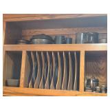 Partial Dish Set - Plates, Cups, Saucers, Lidded Pots, Mugs, Salt and Pepper Shakers, Napkin Holder, Serving Bowls