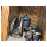 Partial Dish Set - Plates, Cups, Saucers, Lidded Pots, Mugs, Salt and Pepper Shakers, Napkin Holder, Serving Bowls