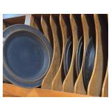 Partial Dish Set - Plates, Cups, Saucers, Lidded Pots, Mugs, Salt and Pepper Shakers, Napkin Holder, Serving Bowls