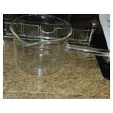 Lot of (1 Cupboard) Clear Glassware - Glasses, Stem Glass, Punch Bowl, Bowls