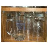 Lot of (1 Cupboard) Glasses and Beer Mugs