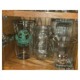 Lot of (1 Cupboard) Glasses and Beer Mugs