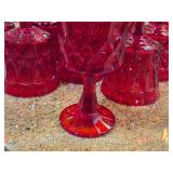 Lot of (13) Noritake Ruby Red Wine Glasses