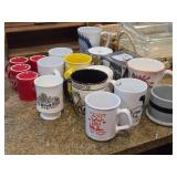 Lot of (17) Coffee Mugs / Cups (assorted)