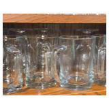 Lot of (1 Shelf) Beer Mugs, Brandy Snifters, Tumblers