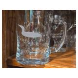 Lot of (1 Shelf) Beer Mugs, Brandy Snifters, Tumblers