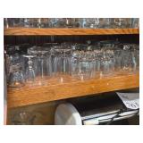 Lot of (1 Shelf) Tumbler Glasses