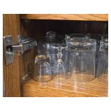Lot of (1 Shelf) Tumbler Glasses