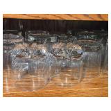 Lot of (1 Shelf) Tumbler Glasses