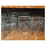 Lot of (1 Shelf) Tumbler Glasses